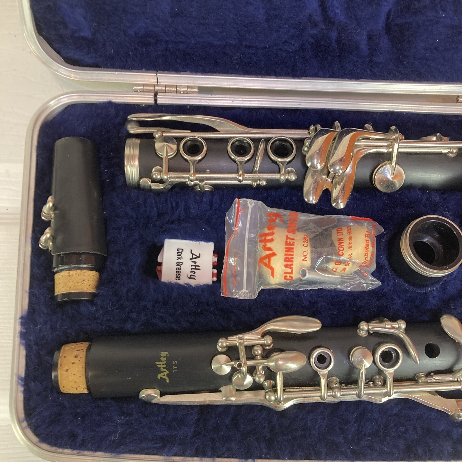 Artley 17s Clarinet & case outfit With Cork Grease
