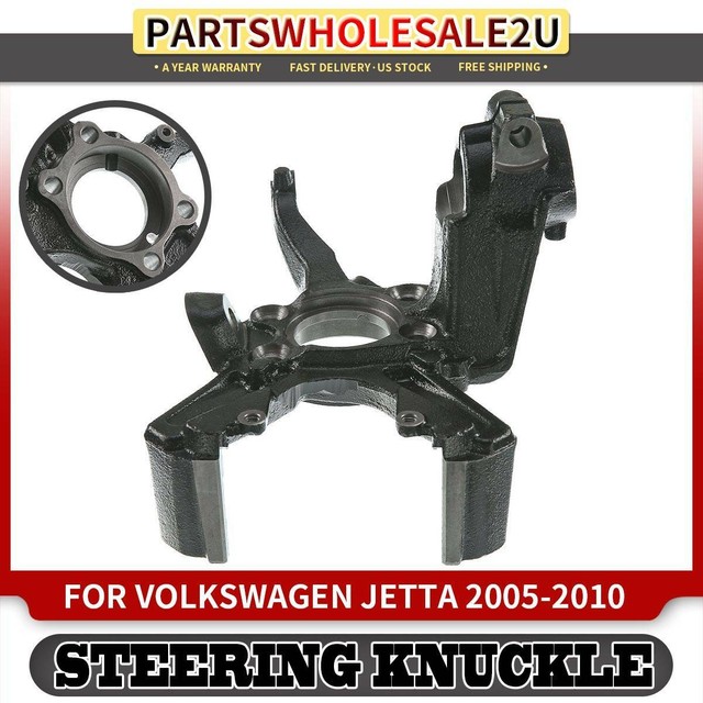 Front Left Steering Knuckle w/ 4Holes for Volkswagen Jetta 20052010 1K0407255P eBay