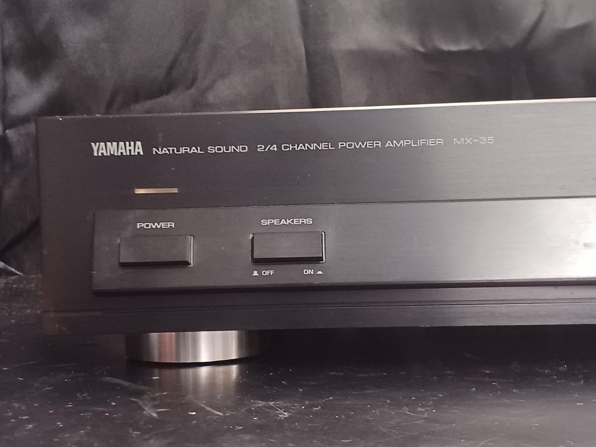 Yamaha MX-35 2/4 Channel Power Amplifier Black Good