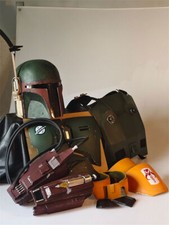 US Star Wars Mandalorian The Book of Boba Fett FRP Body Armor Helmet Set Cosplay