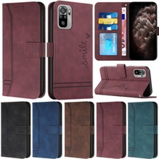 Retro Wallet Leather Flip Cover Case For Xiaomi Redmi 10A 10C 9 Note 10 Note 11s