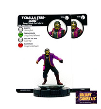 Marvel Heroclix T'Challa Star-Lord 103a/b w/ Cards Disney Plus Set