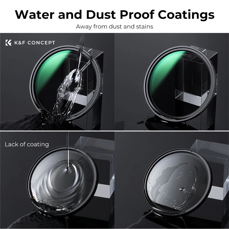 K&F Magnetic Variable ND8-ND128 Filters+Magnetic Filter Basic Ring Kit 49mm-82mm - Image 3 of 4