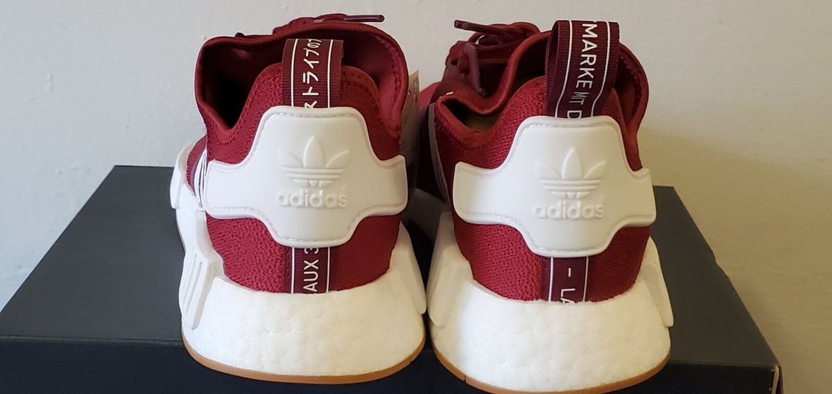 Adidas Originals NMD_R1 FX6787 Collegiate Burgundy Men's Athletic Running  Shoes | eBay