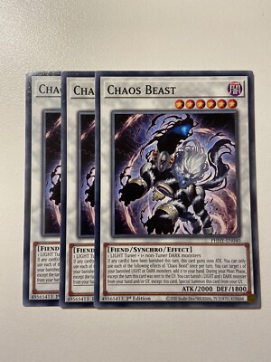 Carta Chaos Beast PHHY-EN040 - Común, 1ª Edición - Para El Juego De Cartas Yu-Gi-Oh!