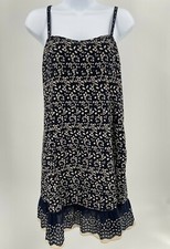 Marc by Marc Jacobs Normandy Blue Multi Sun Dress Lined Adjustable Straps Size 2