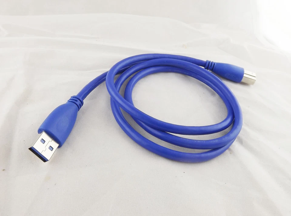 10pcs USB 3.0 Type A Male Plug To B Male Printer Scanner Data Cord Cable 1m/3ft - Image 4 of 4