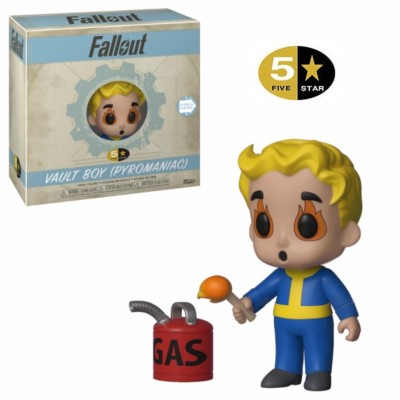FUNKO -  5 STAR FALLOUT VINYL FIGUR - PYROMANIAC VAULT BOY - NEU/OVP