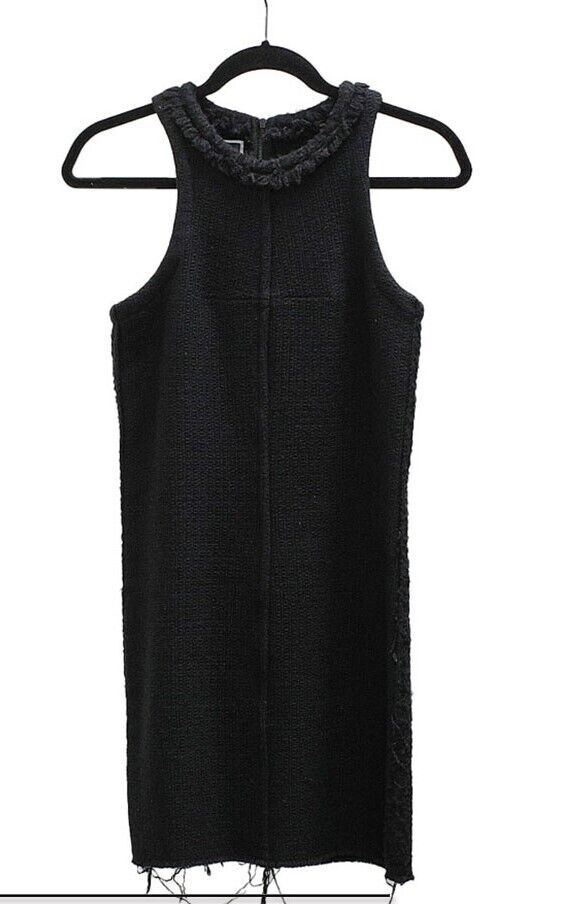 CHANEL P33762 08A Sports line One-piece Dress 38 Black auth CHANEL P33762 08A Sports line One-piece Dress 38 Black auth