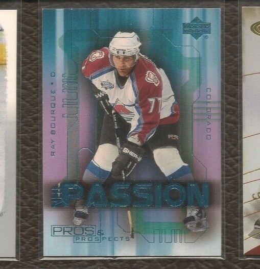 Ray Bourque 2000-01 Upper Deck Pros & Prospects NHL Passion Hockey Card #NP1