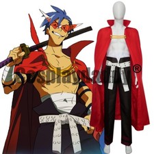 IN STOCK Tengen Toppa Gurren Team Gurren Lagann Kamina Cosplay Costume Halloween