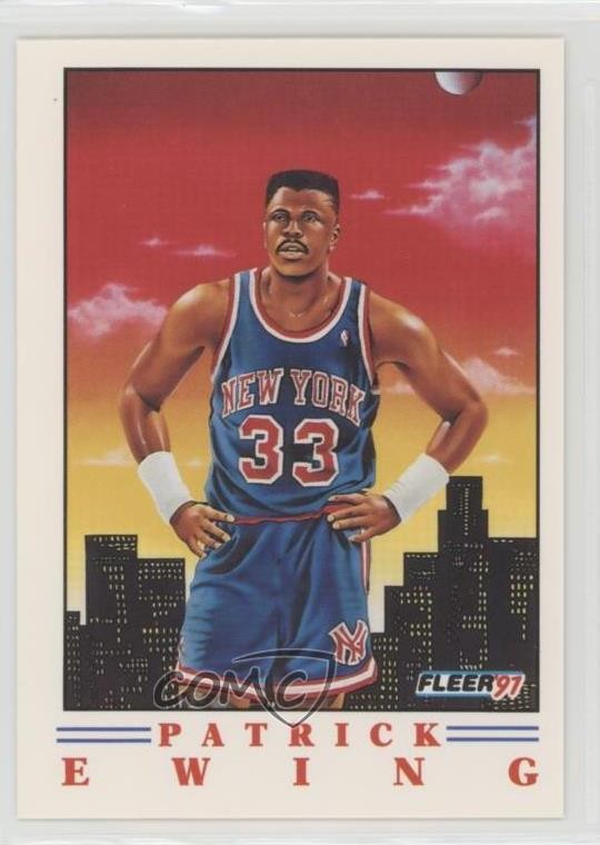 1991-92 Fleer Pro Vision Patrick Ewing #4 HOF 18jo