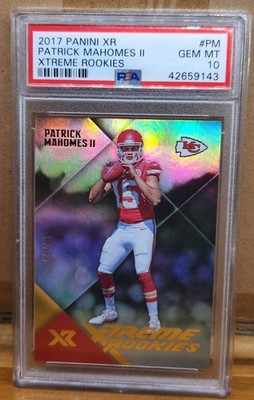 2017 Panini XR - Xtreme Rookies Patrick Mahomes II #XR-PM /99 (RC)