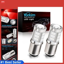 Led Brake Light Bulb 1157 Red 33 Smd 2835 Bay15d Tail Stop Turn Signal 2 Pack