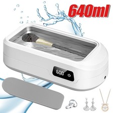 Ultraschallreinigungsger&auml;t 49000Hz Brillenreinigungsger&auml;t 640ml Tragbar Cleaner