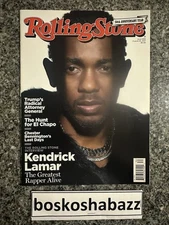 Kendrick Lamar Rolling Stone Magazine #1294 August 24, 2017 Newsstand No Label