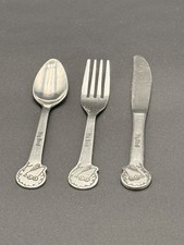 Vintage Gorham Muppets Sesame Street Big Bird Flatware Utensils 3 pcs