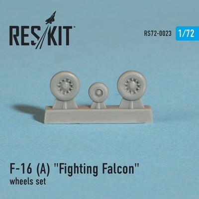 General Dynamics F-16 (A) Fighting Falcon wheels set - Hasegawa, Revell - / 1:72