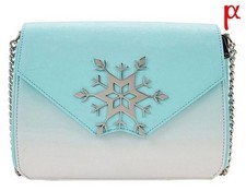 Loungefly Disney Frozen Elsa Winter Snowflake Glitter Crossbody Bag Exclusive