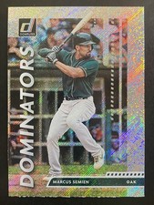 Marcus Semien 2020 Donruss Baseball Dominators Rapture Oakland Athletics #D-13