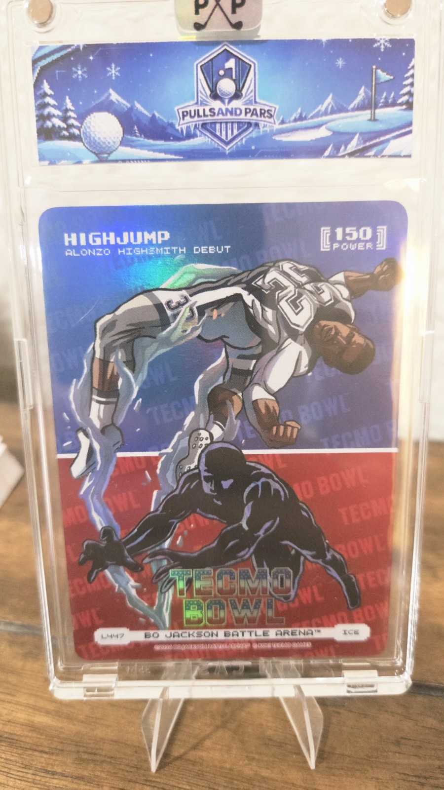 Highjump - Tecmo Bowl Ice Logofoil Short Print Alonzo Highsmith inspired 2026