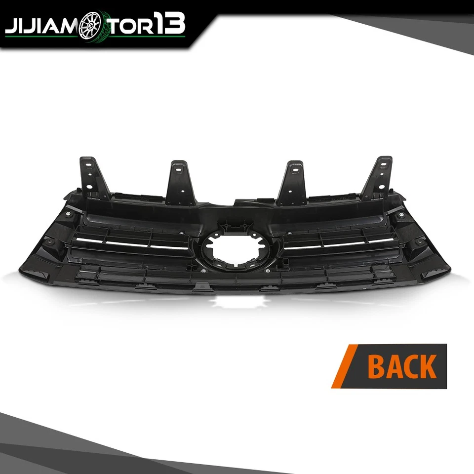Parachoques delantero para Toyota Highlander 2017 2018 2019 parrilla superior cromo plateado NUEVO Foto 3 de 4