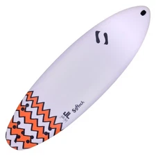 Softech x Jake Levy SSS Signature Soft Top Surfboard 5'8" White & Orange