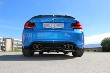 Duplex Sports Exhaust Incl. Click-On BMW M2 F87 Competition+Cs Per 2x90mm