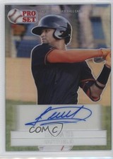 2021 Leaf Pro Set Metal 1991 Base Ivory Rainbow 4/4 Luis Matos #PS1-LM2 Auto 9v7