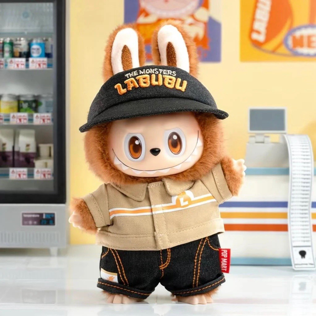LABUBU Wacky Mart Series モンスター 店員ぬいぐるみ POP MART THE MONSTERS (LABUBU) Wacky Mart Series ぬいぐるみ