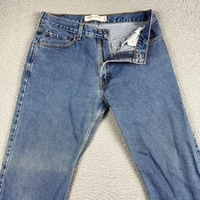 Levi's 505 Regular Fit Straight Jeans Men's 34x30 Blue Medium Wash