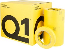 - 3/4 inch 18mm X 55m Premium High Performance Automotive Yellow Masking Tape