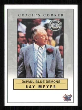 2001 Greats of the Game Coach's Corner #CC7 Ray Meyer HOF Basketball DEPAUL