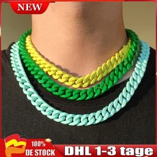 Hip-hop Men Necklace Stainless Steel Exquisite Cuban Chain Fashionable Necklace