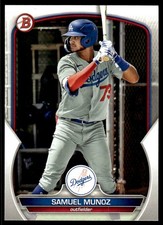 2023 Bowman Prospects Samuel Munoz Los Angeles Dodgers #BP-80