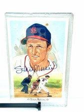 Stan Musial St. Louis Cardinals Signed Autographed Perez Steele Postcard