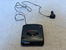 Sony Discman D-802K Portable Compact Car CD Player 1990 Unit Cord Vintage Rare