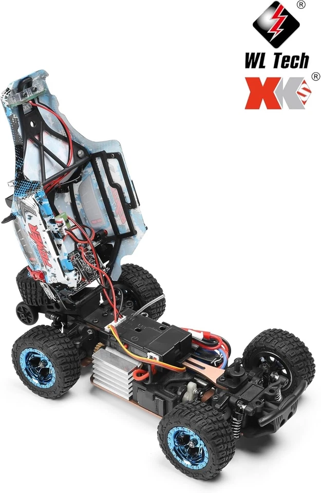 🔥 WLtoys RC Auto 284161 1:28 4WD High Speed 30 km/h 🚗 LED Lichter Metall... - Bild 2 von 4