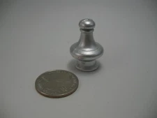 Lamp Finial  Painted Silver  Colored Small Knob 1/4-27 Thread  640S