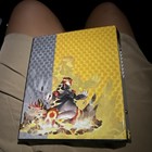 Pikachu 3-Ring Trading Card Binder 360-Capacity 9-Pocket Yellow/Gray — photo 2