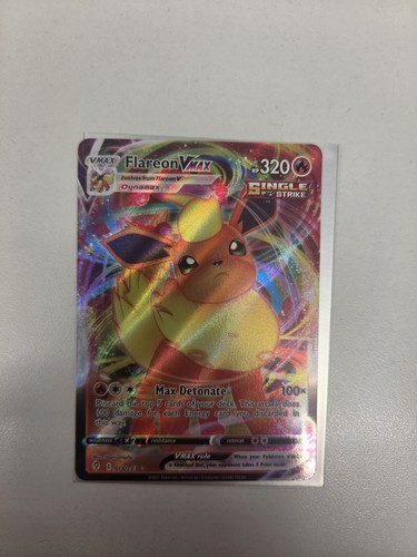 Flareon VMAX 018/203 SWSH07: Evolving Skies Holo