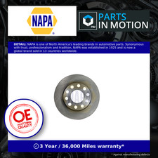 2x Brake Discs Pair Solid fits AUDI 80 S2 B4 2.2 Rear 93 to 95 ABY 245mm Set New