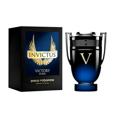 Men Invictus Victory Elixir by Paco Rabanne 3.4oz Parfum Intense NEW SEALED Box