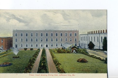 Prison Court Showing Dining Hall, Jefferson City, Mo. Missouri  #120555