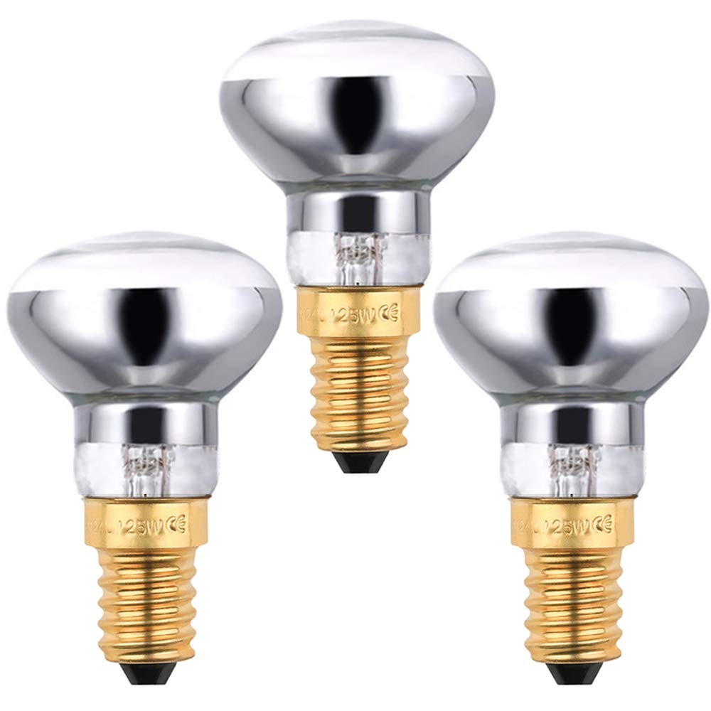 3X R39 E14 25W Lava Lamp Bulbs 240V, Small 3 Count (Pack of 1), Warm White