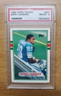 1989 TOPPS TRADED BARRY SANDERS #83T * LIONS * ROOKIE * HOF * NM-MT PSA 8