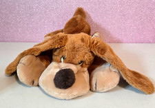 Vintage Russ Berrie SAMUEL SPANIEL PUPPY DOG Brown Stuffed Animal Plush 14"