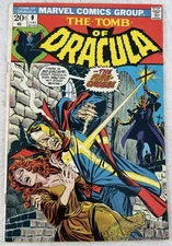 Original Comic The Tomb Of Dracula #9 Marvel Comics Group 1973