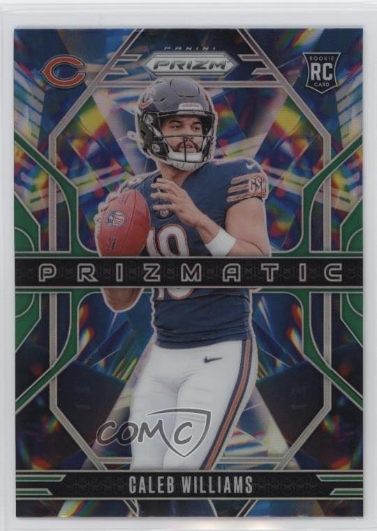 2024 Panini Prizm Prizmatic Green Prizm Caleb Williams #1 11s8