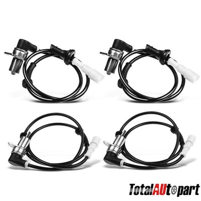 4Pcs ABS Wheel Speed Sensor for BMW 325i 1987-1991 Front Rear Left & Right Side